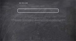 Desktop Screenshot of mi-mi.com